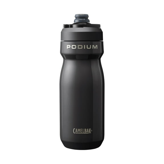 CamelBak Podium 18oz Insulated Stainless Steel Bike Water Bottle, Black