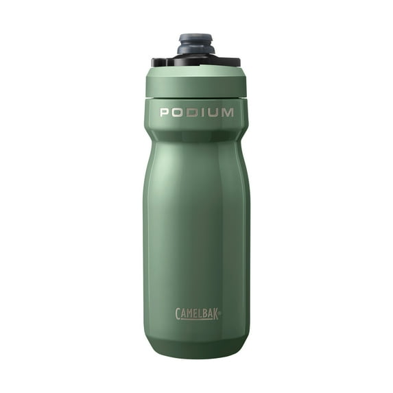 CamelBak Podium 18oz Insulated Stainless Steel Bike Water Bottle, Moss