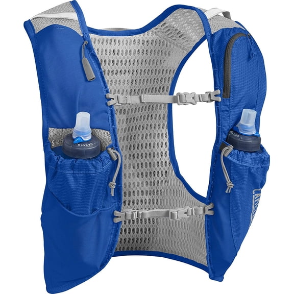 1840401093 CamelBak Ultra Pro Running Hydration Vest, 34oz - Nautical Blue/Gray