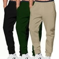 thumbnail image 1 of Cameland 2 Pack Sweatpants Women, Plus Size Plus Velvet Thick Cotton High Waisted Drawstring Sweatpants Joggers for Women with Pockets, 1 of 8