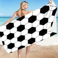 thumbnail image 1 of Cameland Oversized Beach Towel - 30 x 60 Inch Extra Large Pool Towel, Soft Absorbent Fluffy Jacquard Beach Towel, Plush Cotton Bath Towels, Thick Swim Towel for Kids/Children/Adults on Clearance, 1 of 4