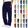 thumbnail image 1 of Cameland Sweatpants for Men Plus Size Drawstring Elastic Waist Joggers Sports Pants - Cotton Pants Sweatpants Trousers Mens Long Pants Navy XXL, 1 of 4