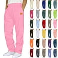 thumbnail image 1 of Cameland Sweatpants for Men Plus Size Drawstring Elastic Waist Joggers Sports Pants - Cotton Pants Sweatpants Trousers Mens Long Pants Pink S, 1 of 4