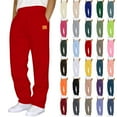 thumbnail image 1 of Cameland Sweatpants for Men Plus Size Drawstring Elastic Waist Joggers Sports Pants - Cotton Pants Sweatpants Trousers Mens Long Pants Red XL, 1 of 4