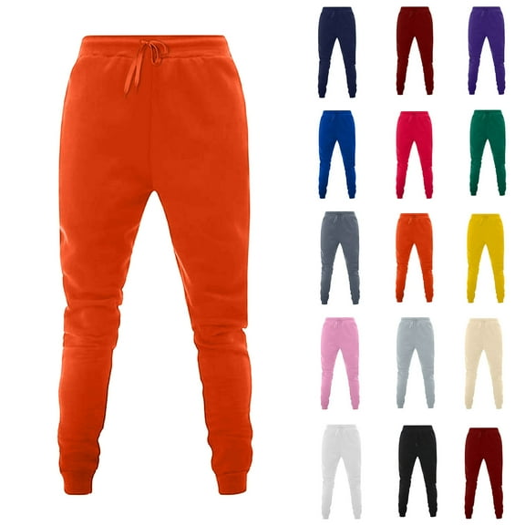 Cameland Women's Sweatpants Sports Fleece Solid Color Running Joggers Pants Leggings Casual Lounge Pants Petite Sweatpants for Women on Clearance