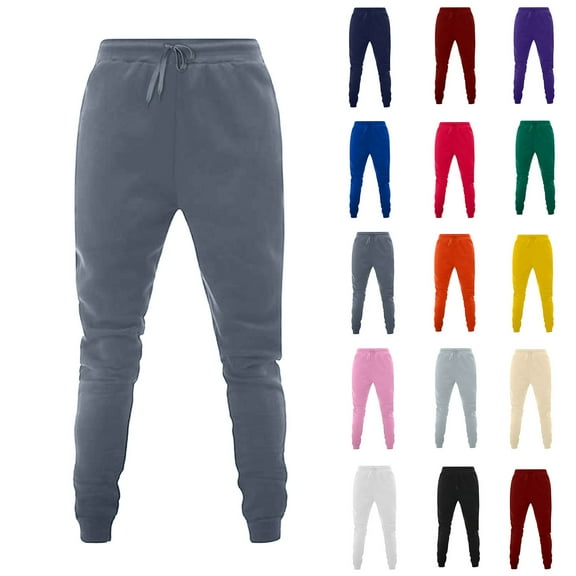 Cameland Women's Sweatpants Sports Fleece Solid Color Running Joggers Pants Leggings Casual Lounge Pants Petite Sweatpants for Women on Clearance
