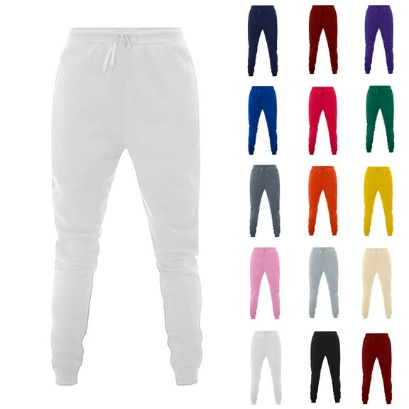 Cameland Women's Sweatpants Sports Fleece Solid Color Running Joggers Pants Leggings Casual Lounge Pants Petite Sweatpants for Women on Clearance