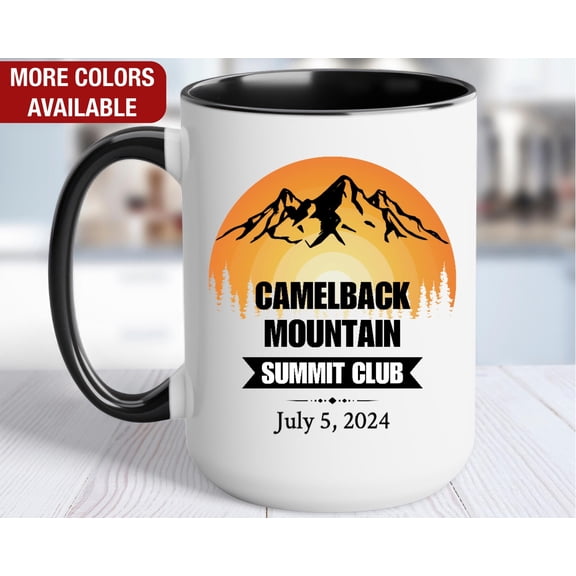 Camelback Mountain Personalized Mug Camelback Mountain Mug With Custom Date Camelback Moun