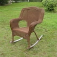 thumbnail image 1 of Camelback Resin Wicker Rocker, Mocha, 1 of 1