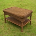 thumbnail image 1 of Camelback Resin Wicker/Steel Coffee Table - Mocha Tan, 1 of 1