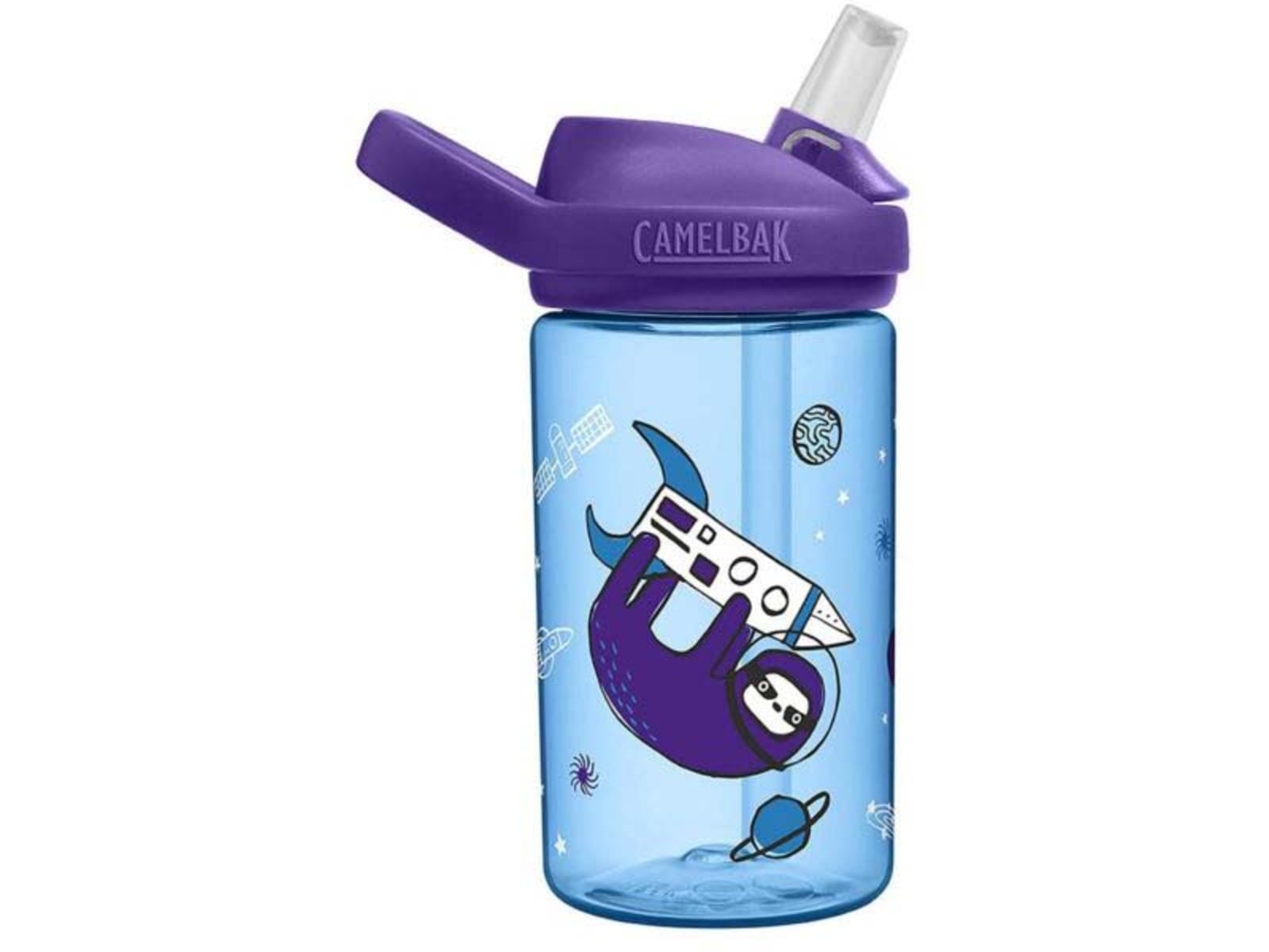 Camelbak Eddy+ Kids 14oz Water Bottle with Flip Straw, Sloths in Space