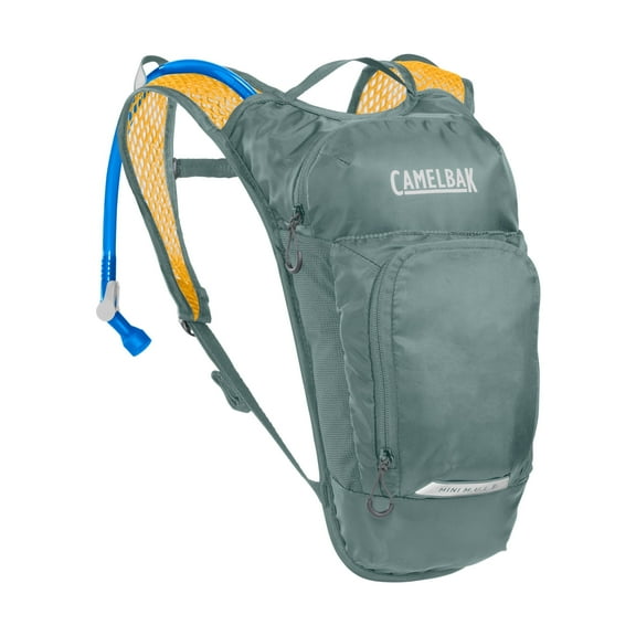 CamelBak Mini M.U.L.E.® 50 oz Hydration Pack, Stormy Sea/Mango