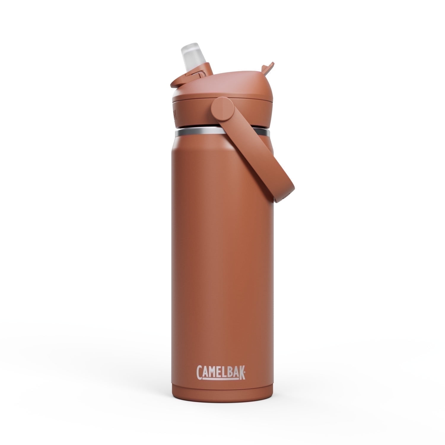CamelBak Thrive™ Flip Straw Insulated Stainless Steel Water Bottle, 20oz, Sierra Red