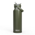 thumbnail image 1 of CamelBak Thrive™ Flip Straw Insulated Stainless Steel Water Bottle 40oz, Moss, 1 of 6