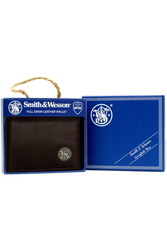 S&w Men's Bi-fold - Wallet Brown