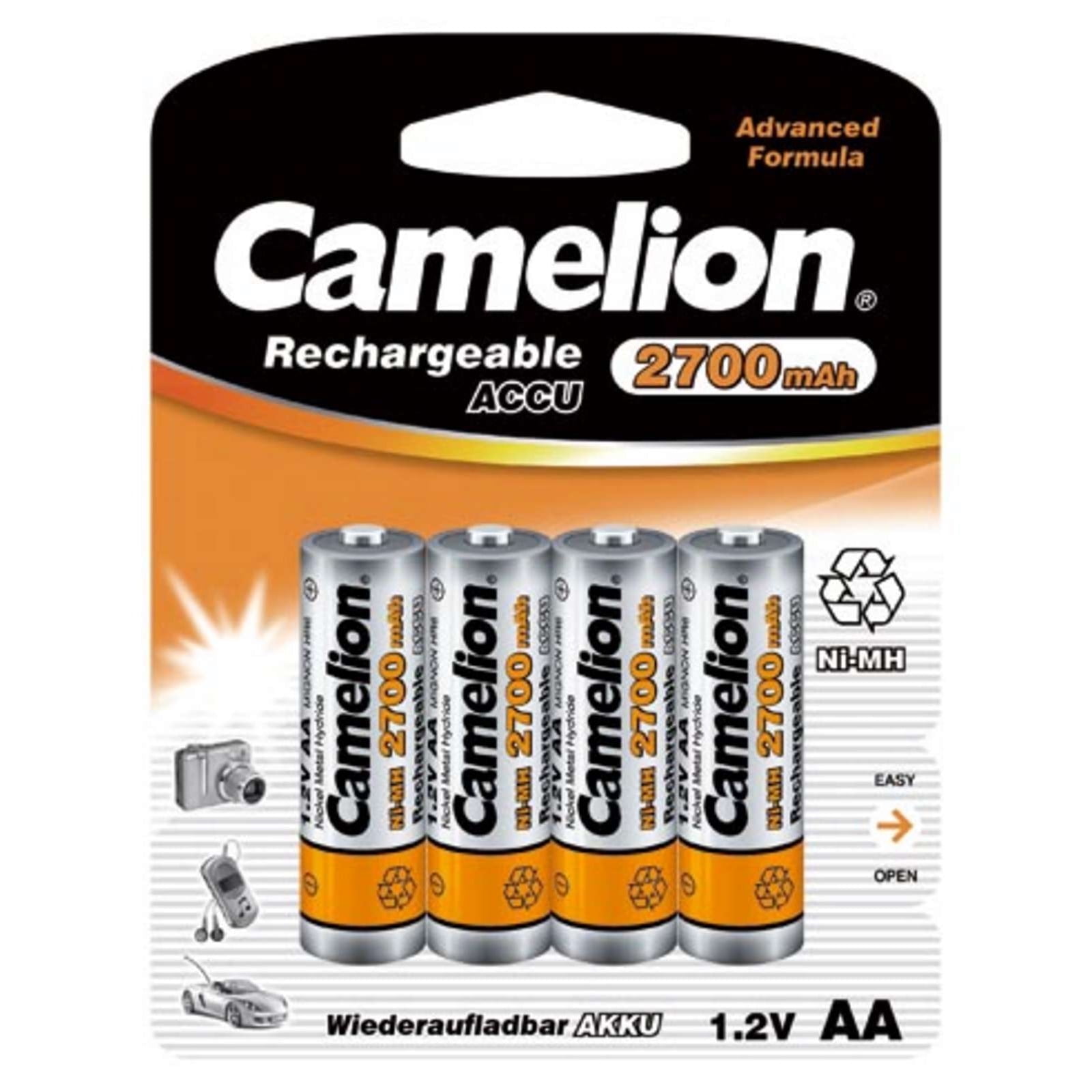 AA USB-C Rechargeable Batteries 4pk