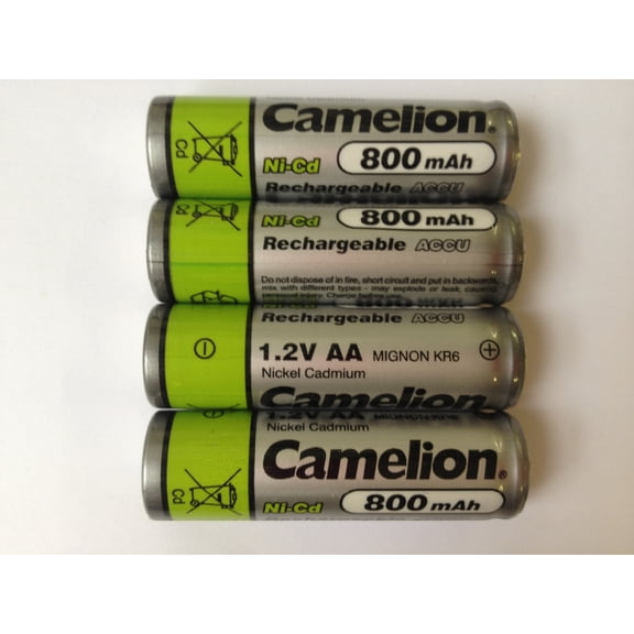 Camelion AA Rechargeable NiCD Batteries 800mAH 8 Pack + 30% Off!
