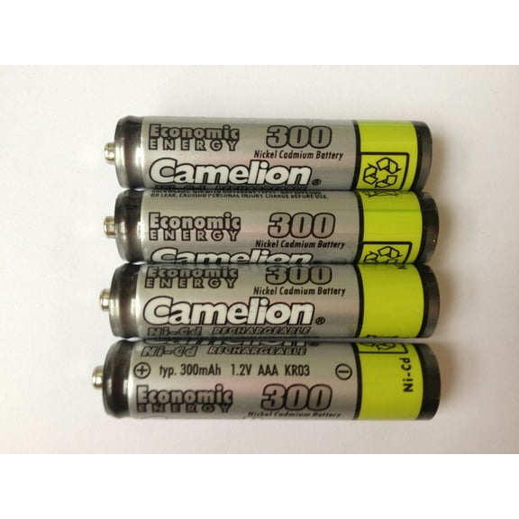 Camelion AAA Rechargeable NiCD Batteries 300mAH 12 Pack