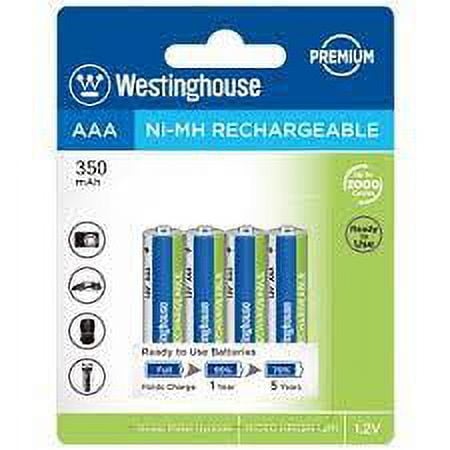 Camelion AAA Rechargeable NiCD Batteries 300mAH 4 Pack + FREE SHIPPING!