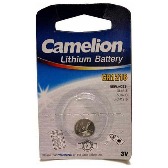 Camelion CR1216 3V Lithium Primary Coin Cell Battery