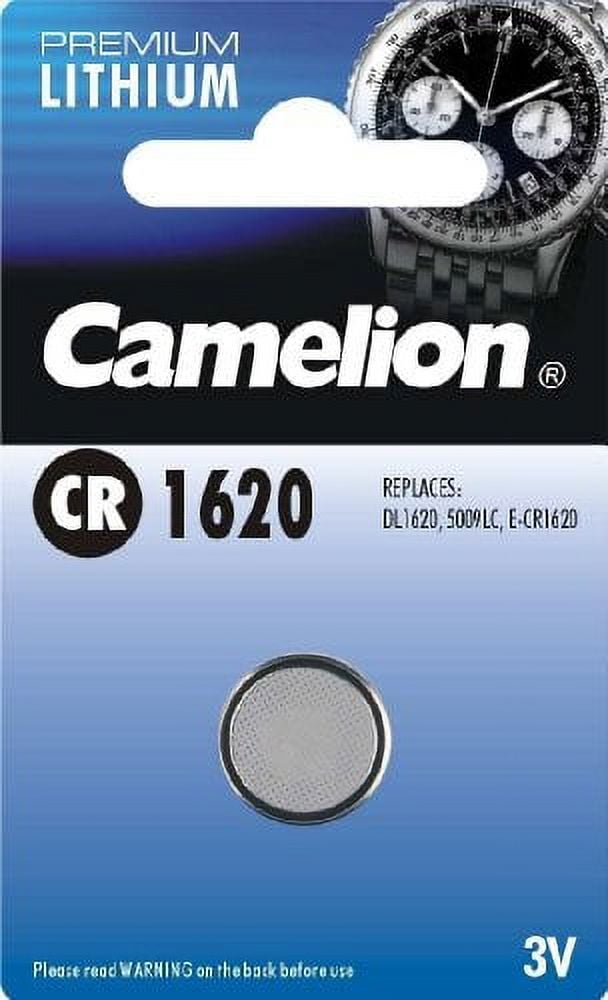 Camelion CR1620 3V Lithium Coin Cell Battery (Two Packaging