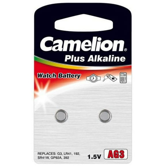 Camelion Premium Alkaline Ag 3 / Lr41 / 392 / 192 2 Batteries