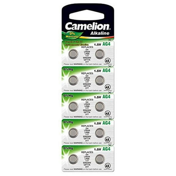 Camelion Premium Alkaline Ag 4 / Lr626 / 377 / 177 Batteries