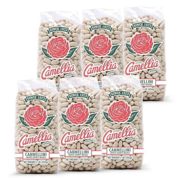 Camellia Cannellini Beans 1 Pound - 6 Pack