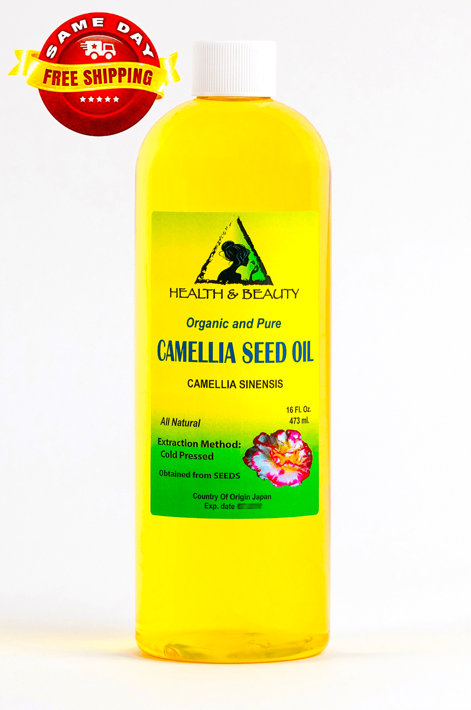 Huile lubrifiante à la camélia 100 ml.