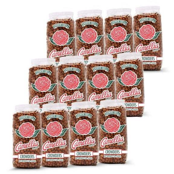 Camellia Crowder Peas 1 Pound - 12 Pack