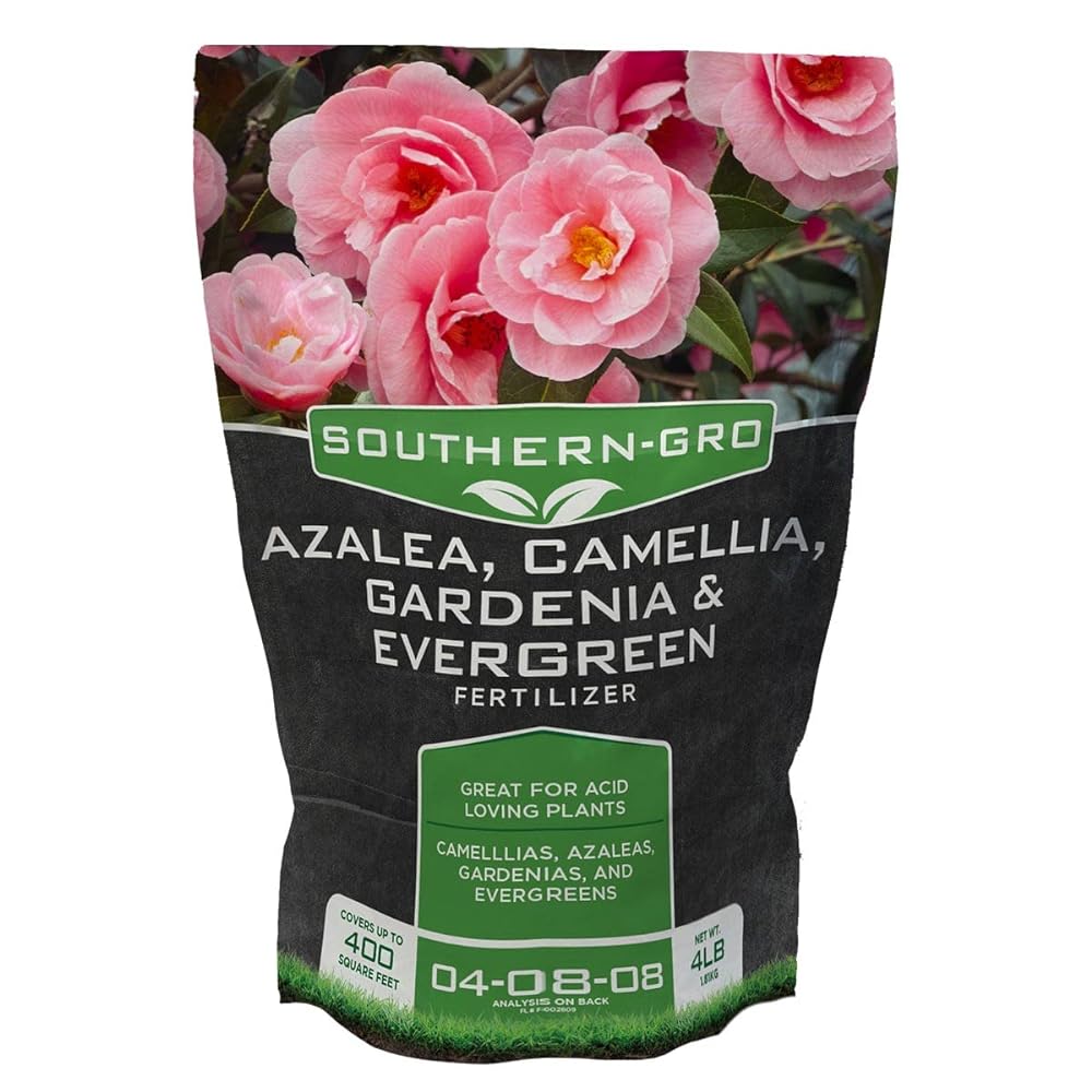 Camellia, Fertilizer 040808 4Lb Bag For Healthier Plants, Greener
