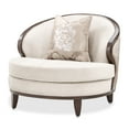 thumbnail image 1 of Camellia Field Velvet Matching Chair - Porcini/Warm Pecan, 1 of 13