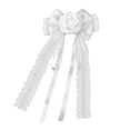 thumbnail image 1 of Camellia Flower Bow Brooch Pins Elegant Ribbon Bow Tie Brooch Pins Vintage Corsages Party Accessories, 1 of 4