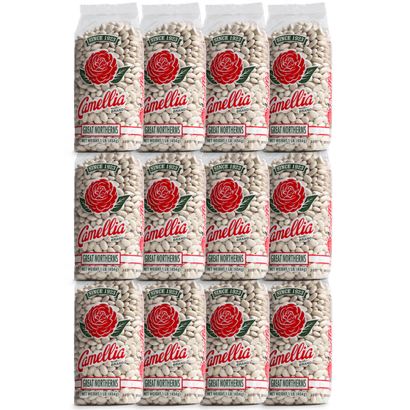 Camellia Great Northern Beans, 1 Pound (12 Pack)