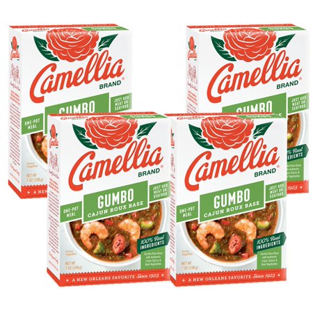 Camellia Gumbo Cajun Roux Base 4 Pack