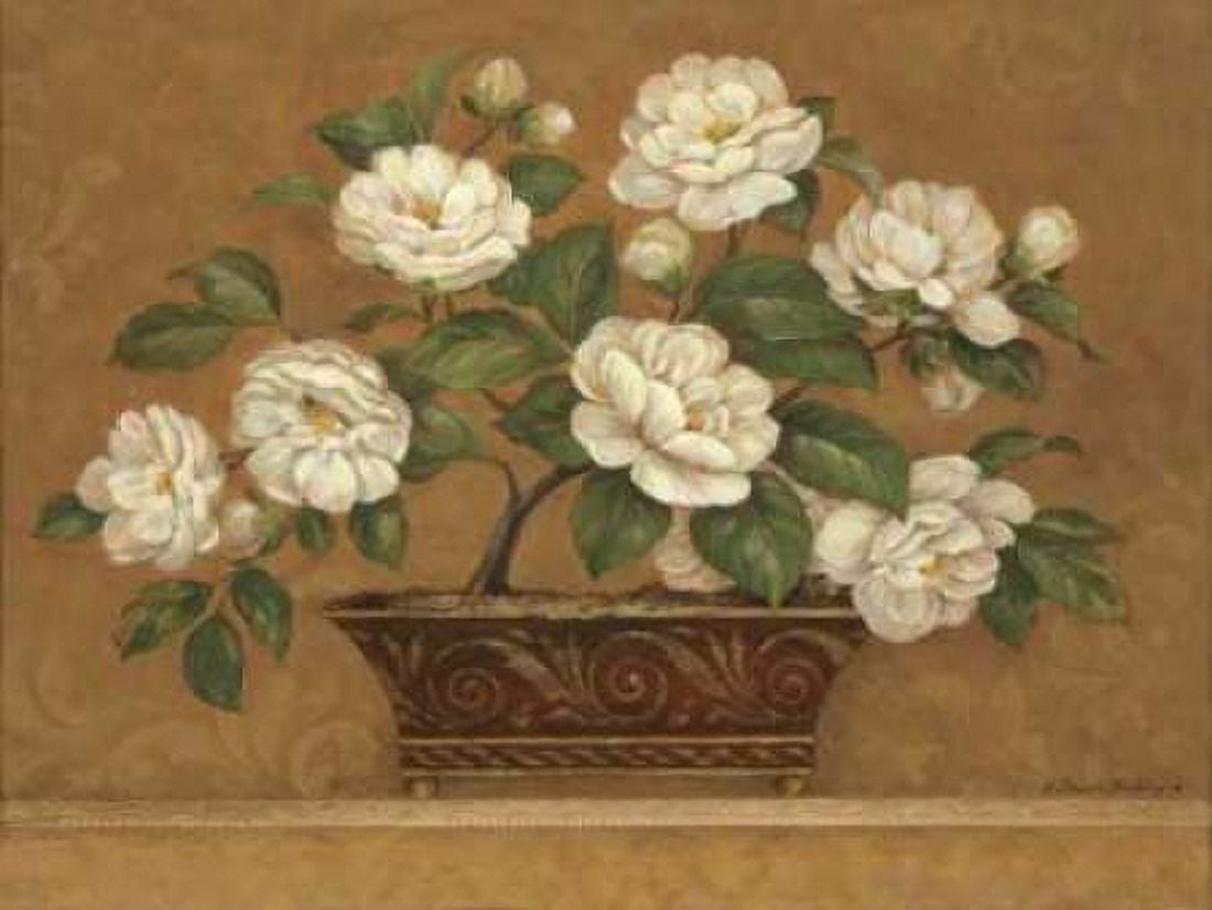 Camellia Tapestry Canvas Art - Pamela Gladding (18 x 24)