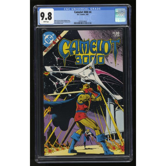 Camelot 3000 #4 CGC NM/M 9.8 White Pages Comic Book