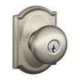 thumbnail image 1 of Camelot Collection Satin Nickel Plymouth Keyed Entry Knob, 1 of 1