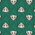 thumbnail image 1 of Camelot Fabrics Disney Cute & Wild Simba Zebra Print Green 100% Cotton Fabric sold by the yard, 1 of 1