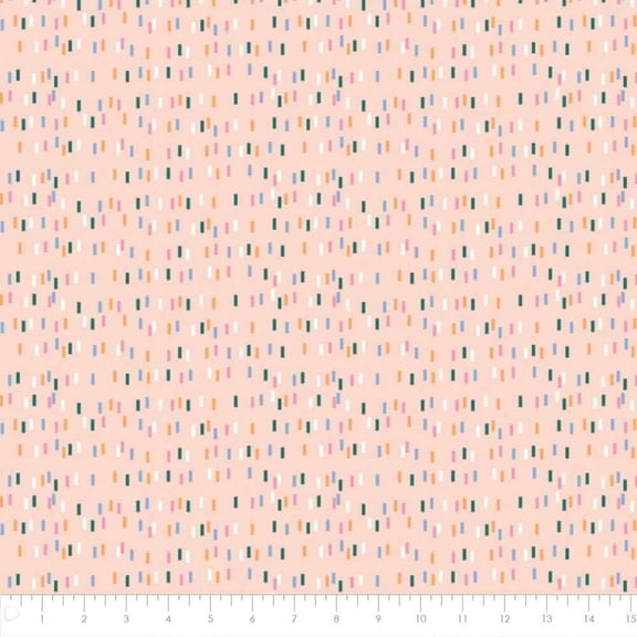 Camelot Fabrics Looking Pawsome Assorted Elements Peach 100% Cotton Fabric sold by the yard