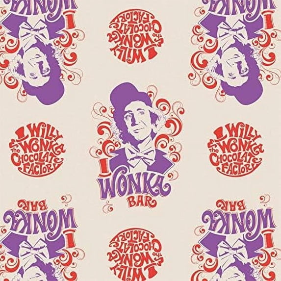 Camelot Fabrics Willy Wonka Willy Wonka 100% Cotton Fabric sold by the yard