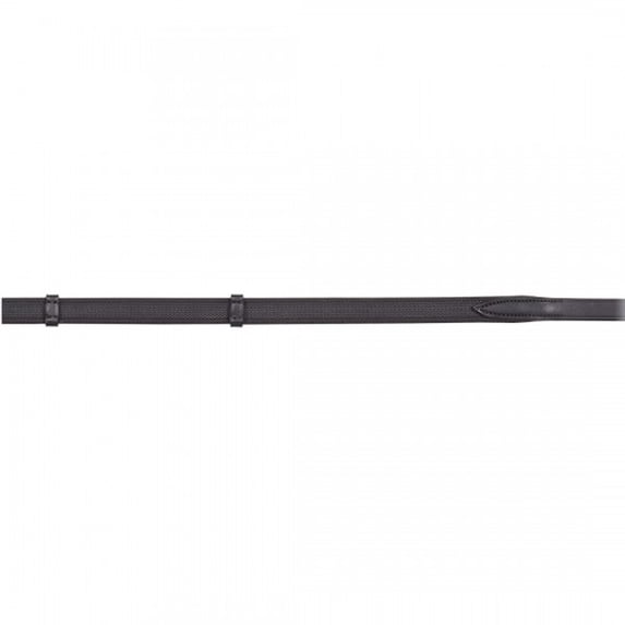 Camelot® Non-Slip Reins (3/4 Rubber x 5/8 Leather x 54L, Black)