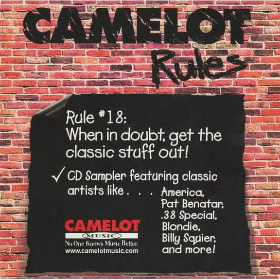 Camelot Music: Classic Stuff Sampler (CD) by Various Artists