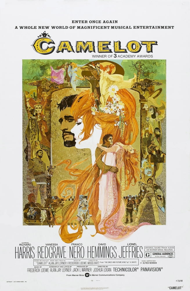 Camelot Us Canvas Art - (11 x 17)