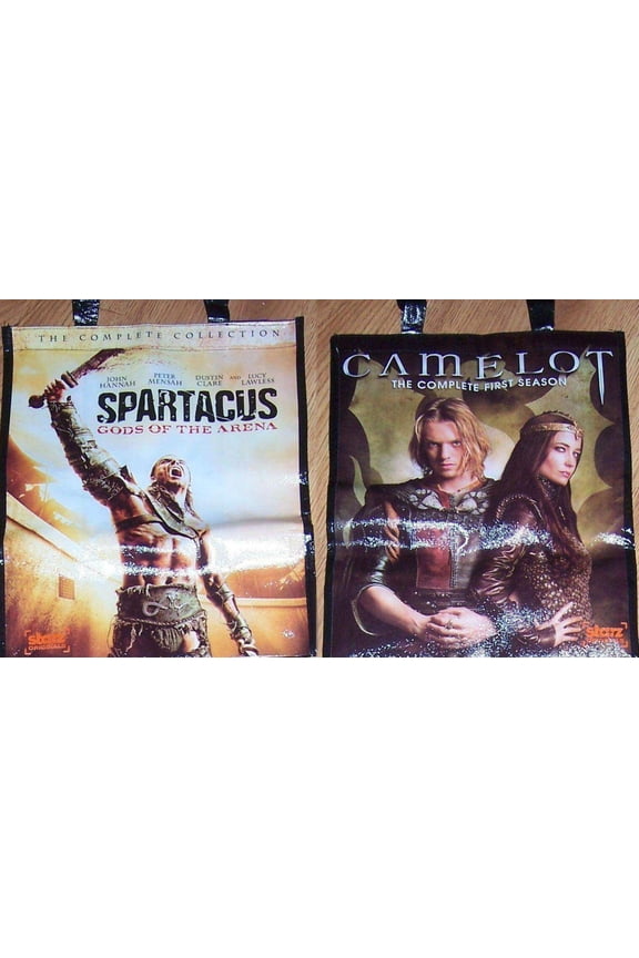 Camelot and Spartacus 2011 Comic-Con 2 sided promo tote bag