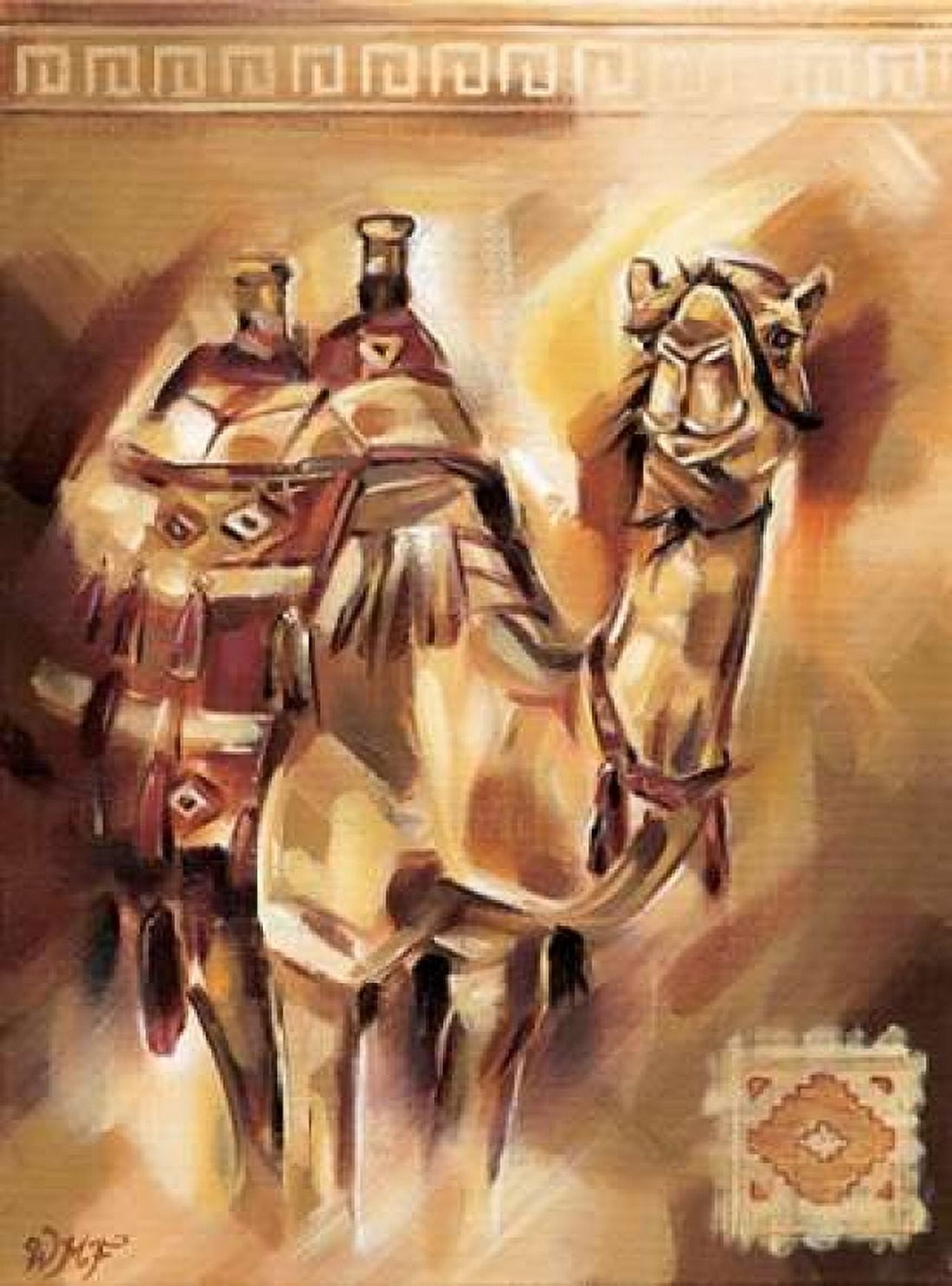Camels I Canvas Art - Wendy Fields (18 x 24)