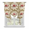 thumbnail image 1 of Camels Palm Trees Balloon Curtains 63 Inch Length for Living Room/Bedroom, Desert Date Coconut Trees Leaves Cords Beige Rod Pocket Privacy Door Curtains Decorative Tie Up Shade for Window 52"x63", 1 of 8