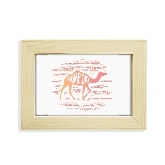 Camels Walk Desert Lines Art Deco Fashion Desktop Decorate Photo Frame Picture Art Painting 5x7 inch