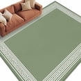 thumbnail image 1 of Cameo Brown Greek Key Large Area Rugs for Bedroom Living Room, Soft Non Slip Carpet Bedside Rug, Geometric Greece Ancient Farmhouse Geo Rectangular Floor Cover Kitchen Accent Rug 5'x7' for Office, 1 of 9