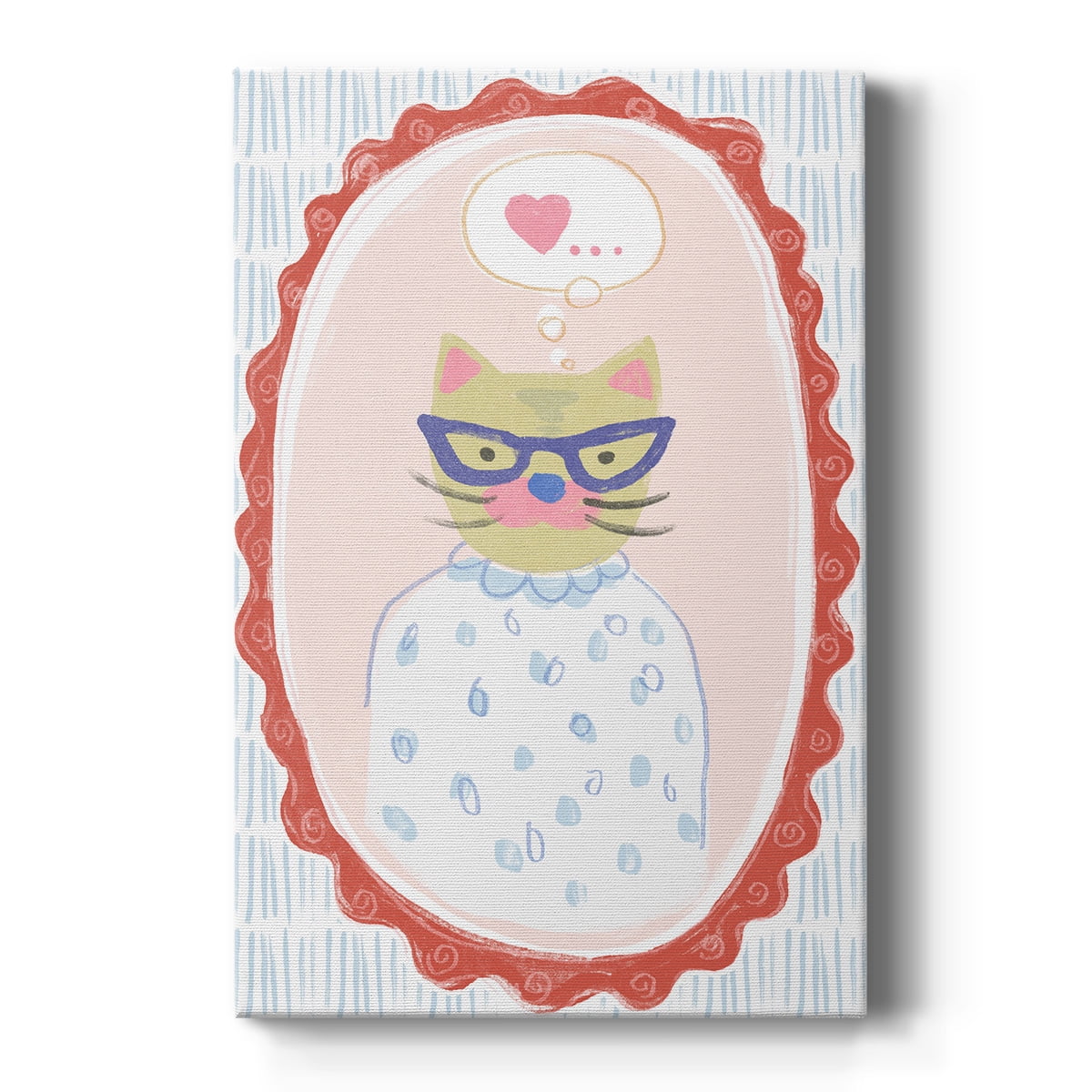 Cameo Characters Collection B Premium Gallery Wrapped Canvas - Ready to Hang